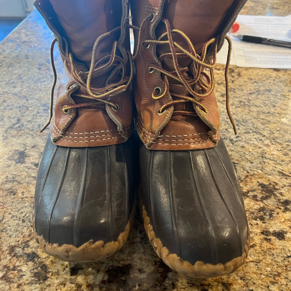 LL Bean duck boots